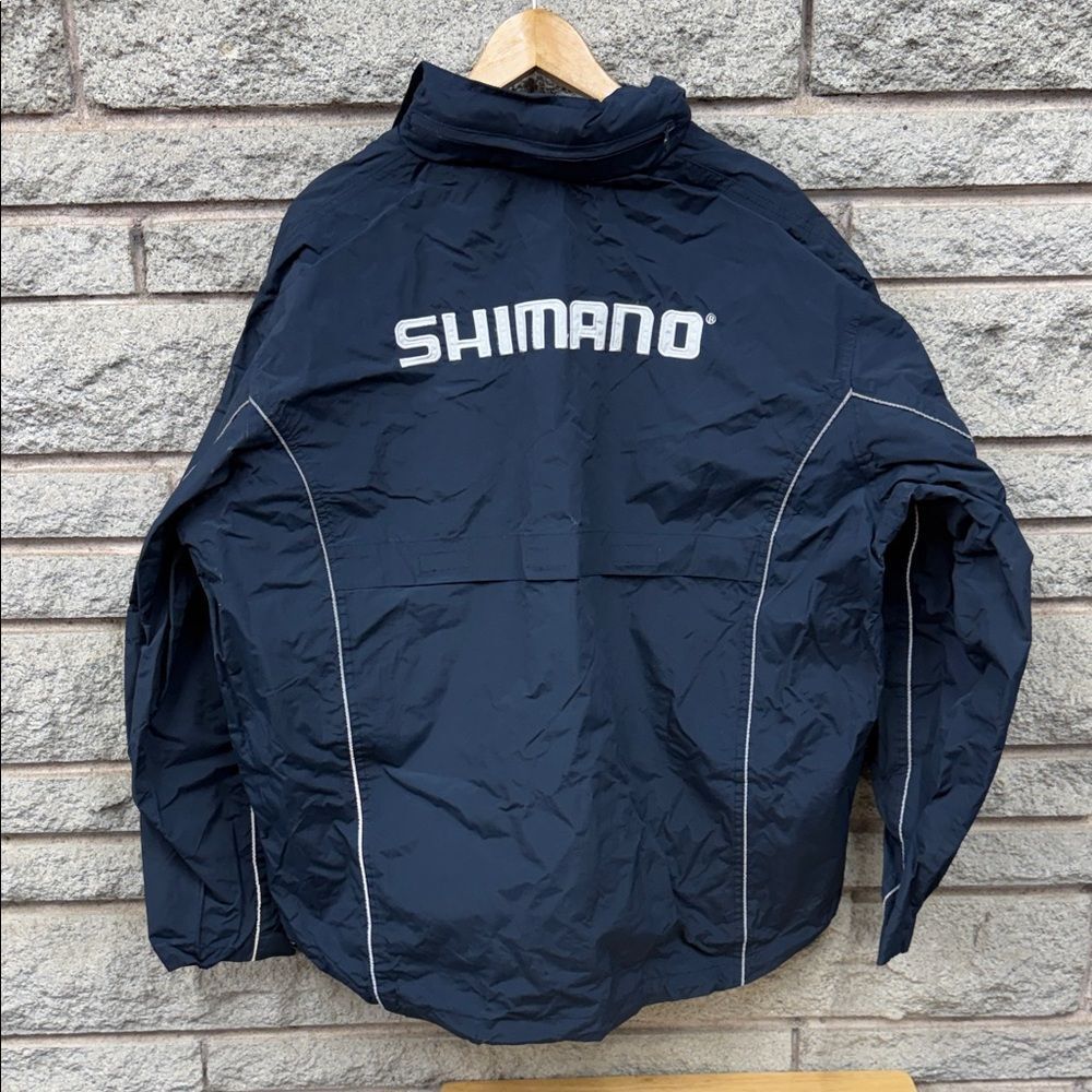 Shimano Men's Fishing Dark Blue Windbreaker - Picture 7 of 10